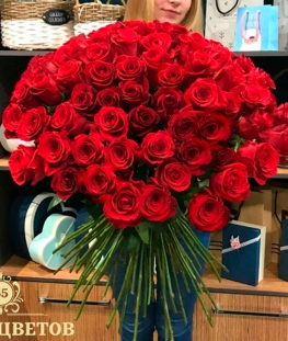 Букет из 101 эквадорской розы