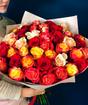 Букет из 51 эквадорской розы